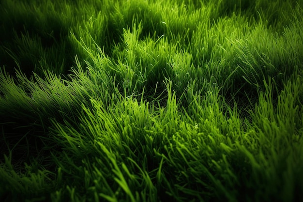 Green turf texture of a natural background brand new springtime grass