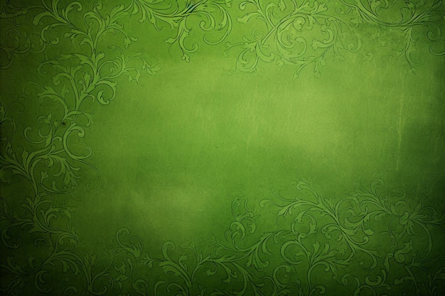 Green vintage retro background