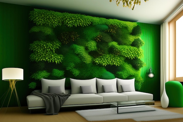 Green wall interior