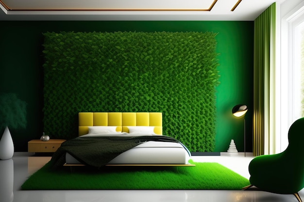 Green wall interior