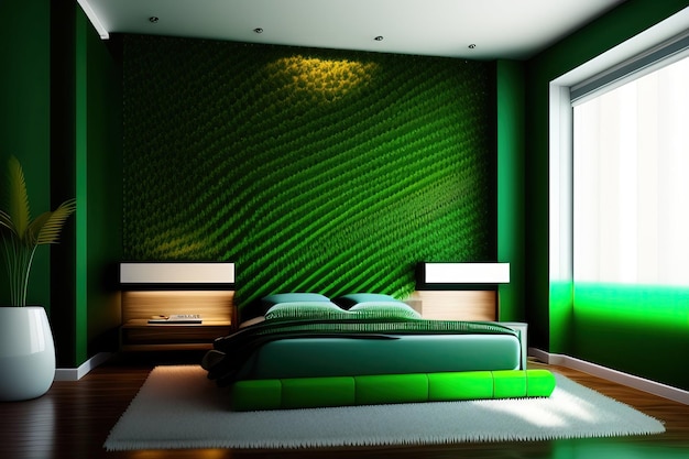 Green wall interior