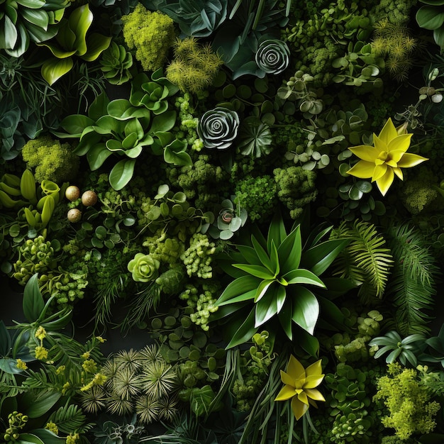 Green Wall Seamless Bringing the Outdoors In