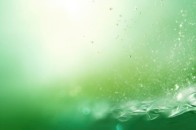 Photo green water splash frame wallpaper web design leave copy space style futuristic design