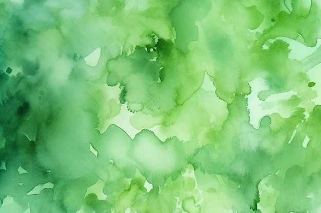 Green watercolor abstract background