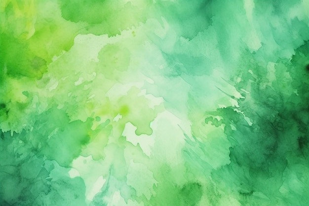 Green watercolor abstract background