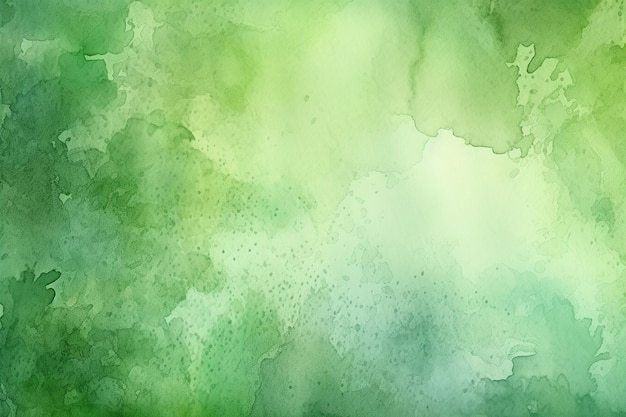 Green watercolor abstract background