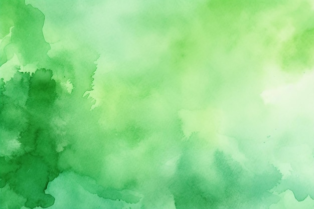 Green watercolor abstract background