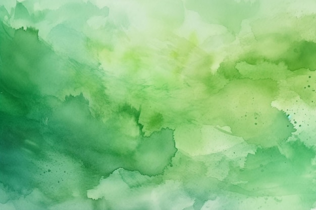 Green watercolor abstract background