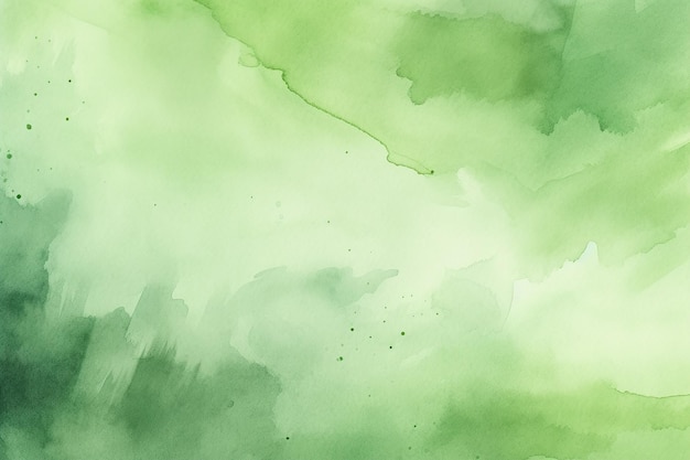 Green watercolor abstract background