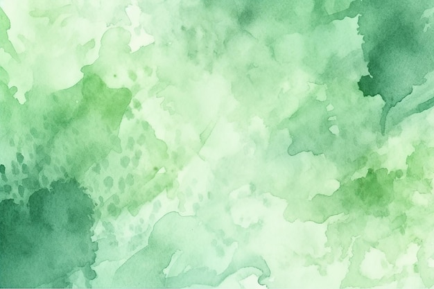 Green watercolor abstract background