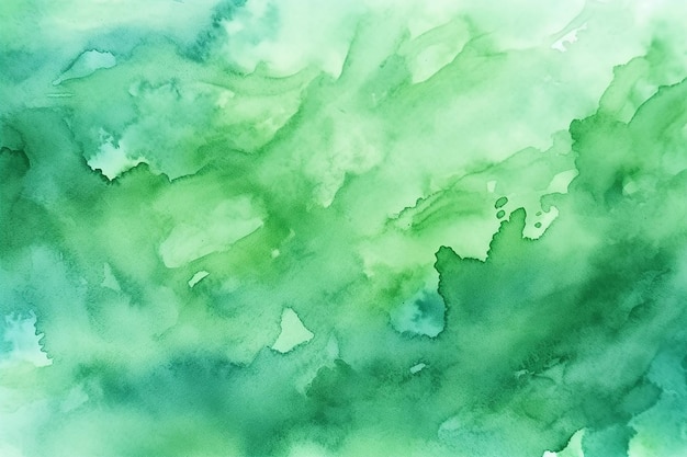 Green watercolor abstract background