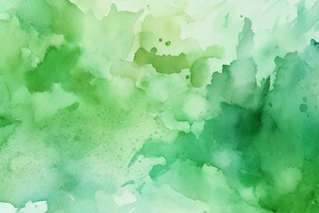 Green watercolor abstract background