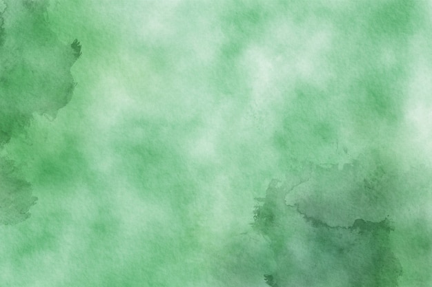 Photo green watercolor abstract background