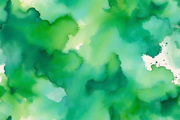 green watercolor background