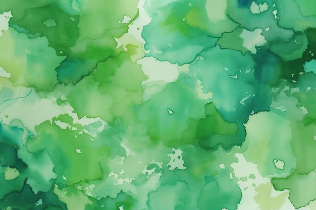 green watercolor background