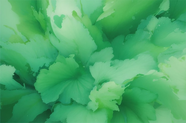 green watercolor background