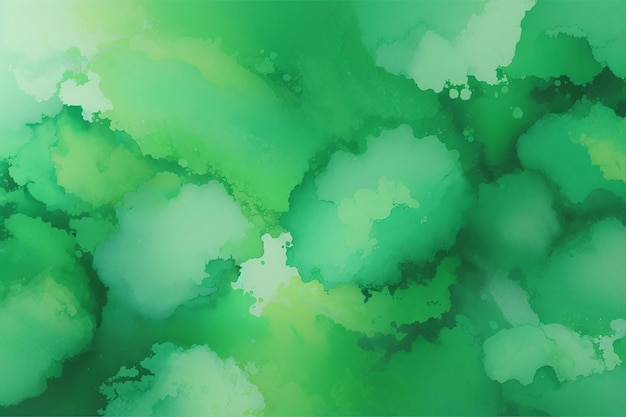 green watercolor background