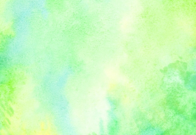 Green watercolor background.