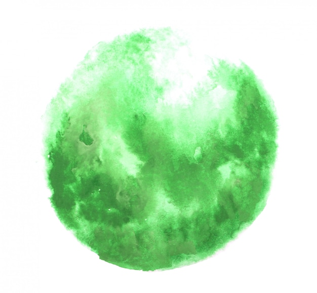 Green watercolor background