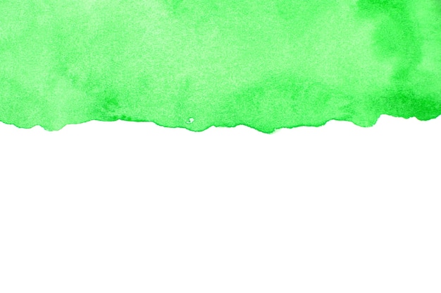 Green watercolor on paper