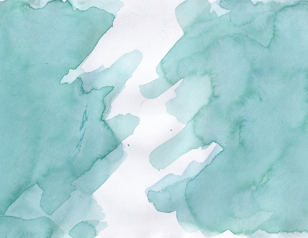 Green watercolour paint background template aquarelle soft colour backdrop