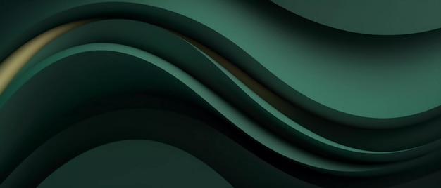 Green waves wallpapers that are high definition generative ai