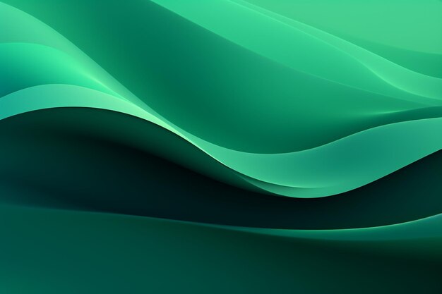 Green wavy background