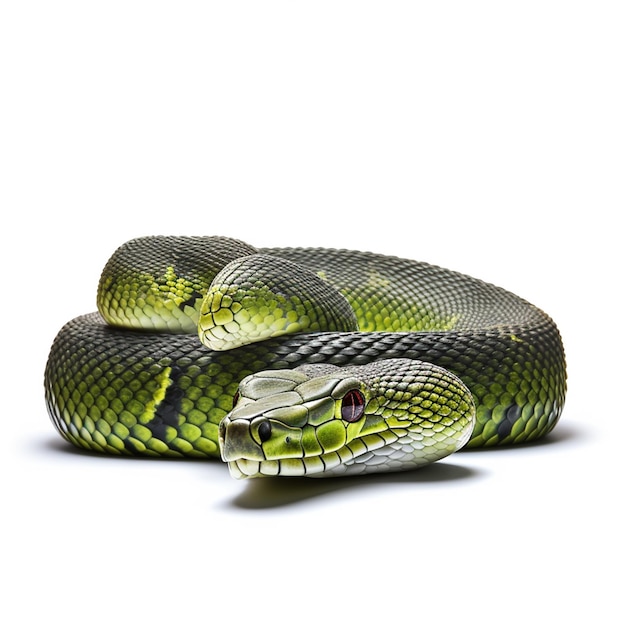 green whip snake