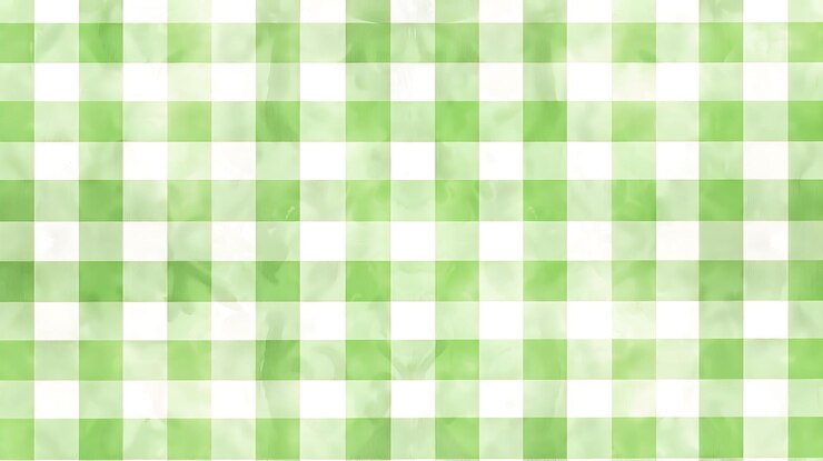 Photo a green and white checkered pattern with squares