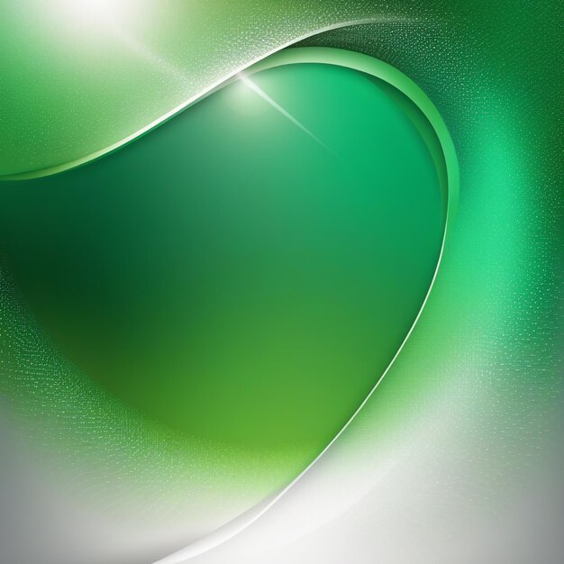 green white gradient background with curves has a bokeh