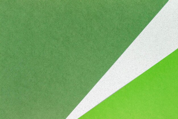 green and white paper background with copy space for text or image