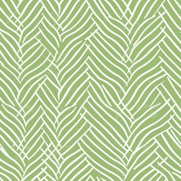 A green and white pattern that is from a pattern called a leaf