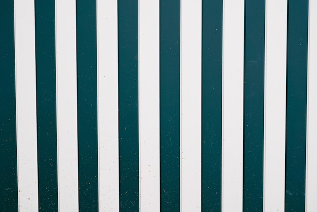 Photo green white striped wood board surface of wooden planks top view