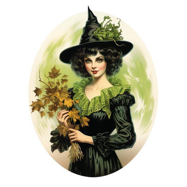 Vintage witch  Vintage witch, Vintage halloween photos, Vintage halloween