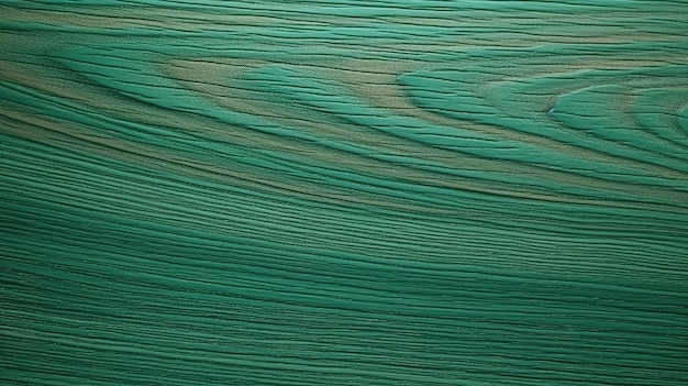 Green Wooden Background Generative Ai