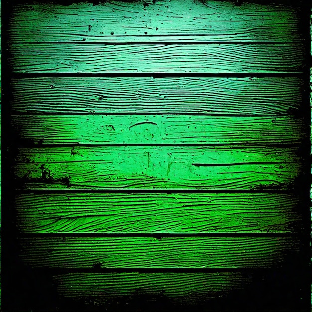 green wooden grunge wall textured background