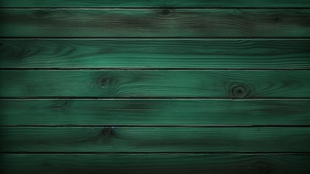 Foto texture di tavole di legno verdi per sfondo o decorazione