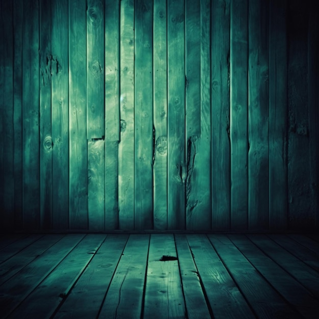 Green wooden texture backdrop