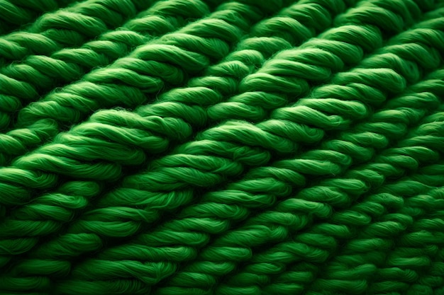 Green wool macro texture