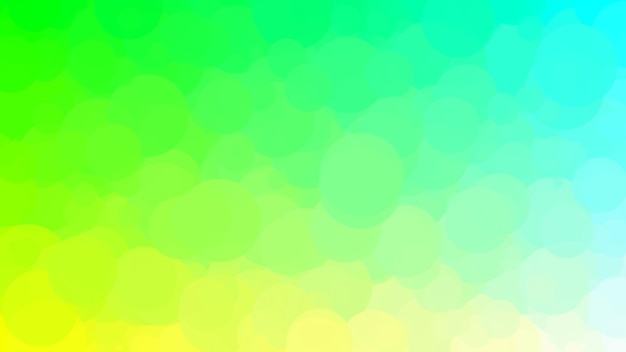 Green and yellow background with a blue and yellow background