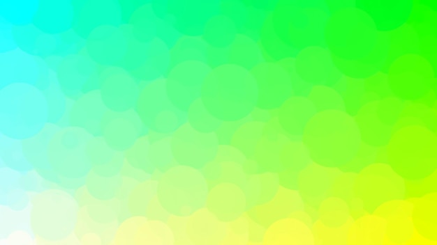 Green and yellow background with a blue and yellow gradient