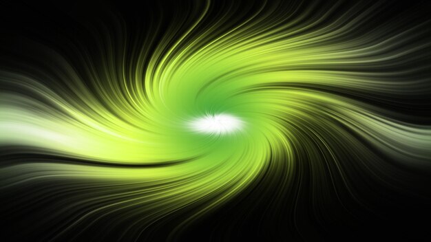 Photo green and yellow background with a green swirl