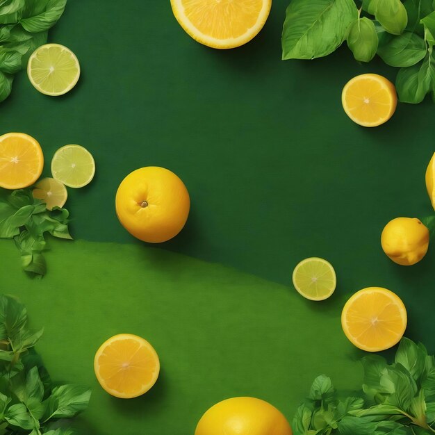A green and yellow background with a green and yellow background