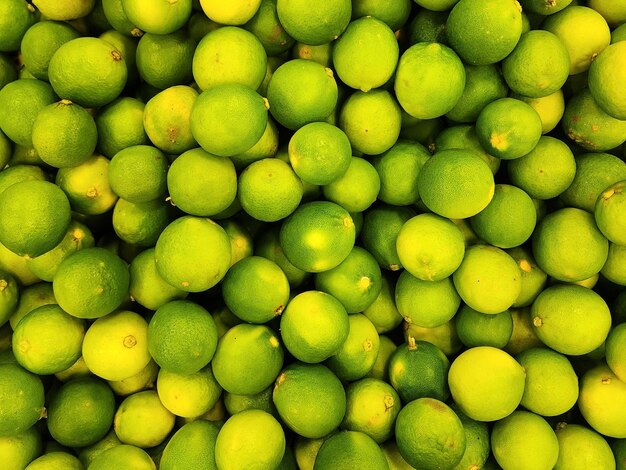Green and yellow limes