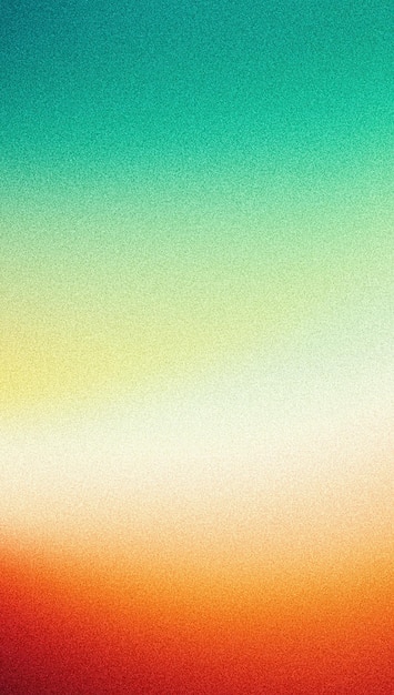 Green yellow orange grainy gradient vertical background blurred colors with noise texture effect copy space