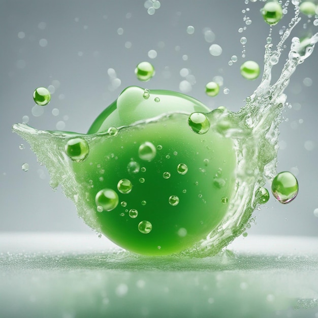 greenb blob splash