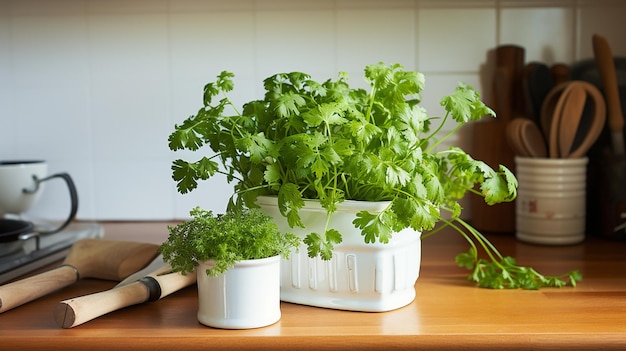 Greenery in Pot