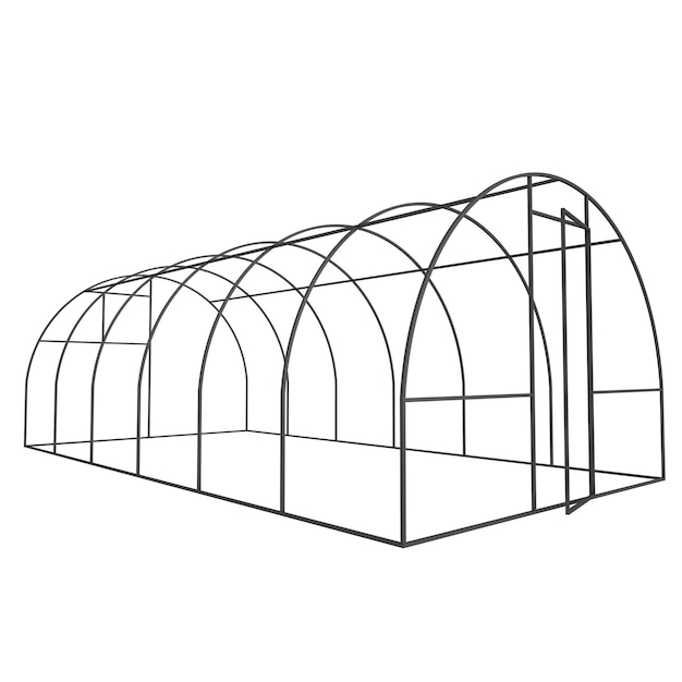 Greenhouse construction frame