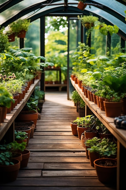 greenhouse environments HD 8K wallpaper Stock Photographic Image