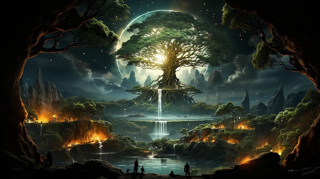 Greenness of the Tree of Life